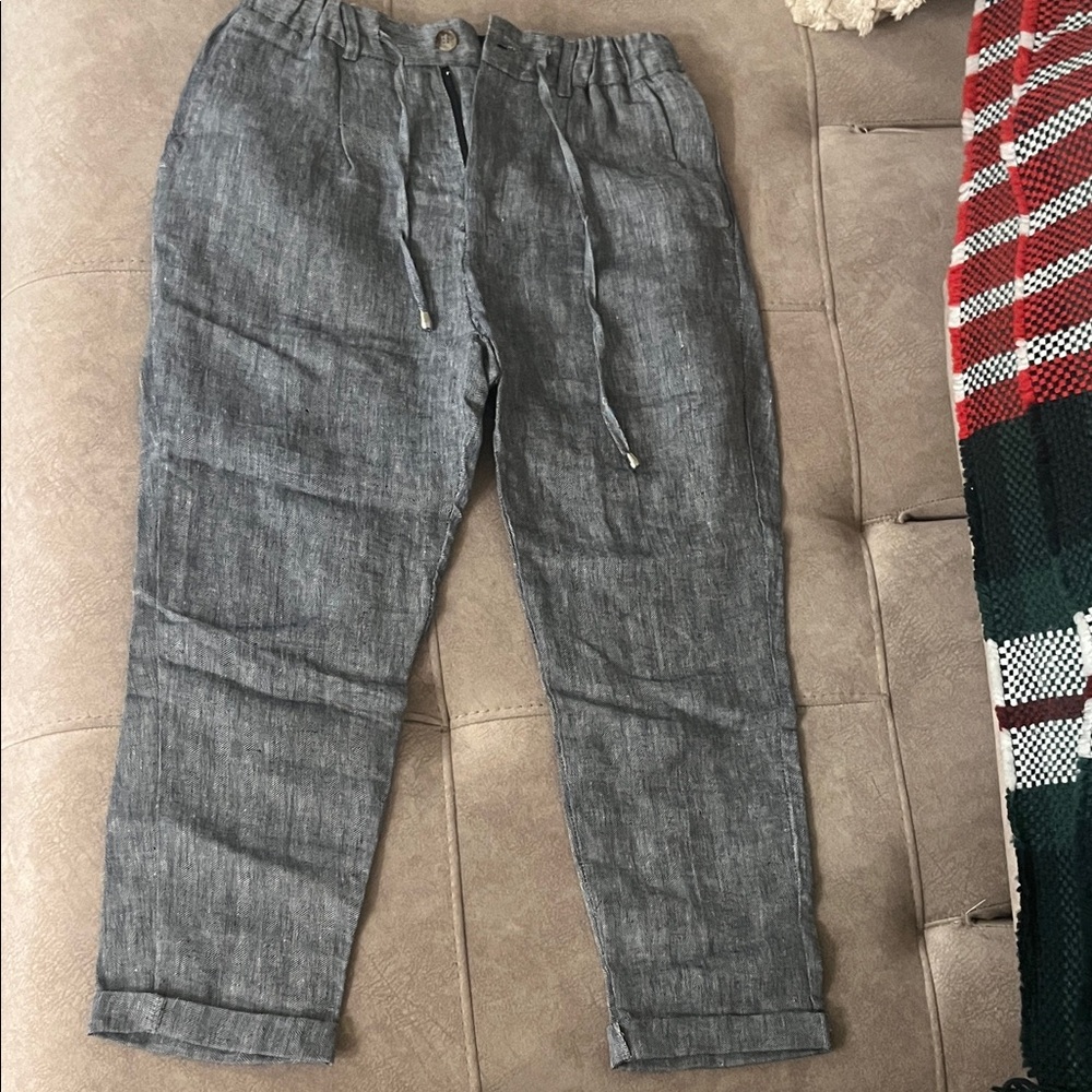 Men's Linen Dressy Joggers